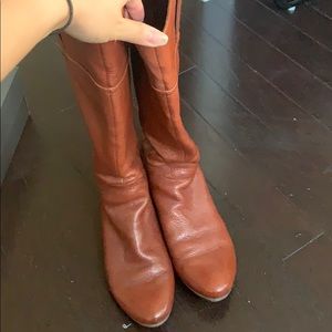 Nine West boots cognac